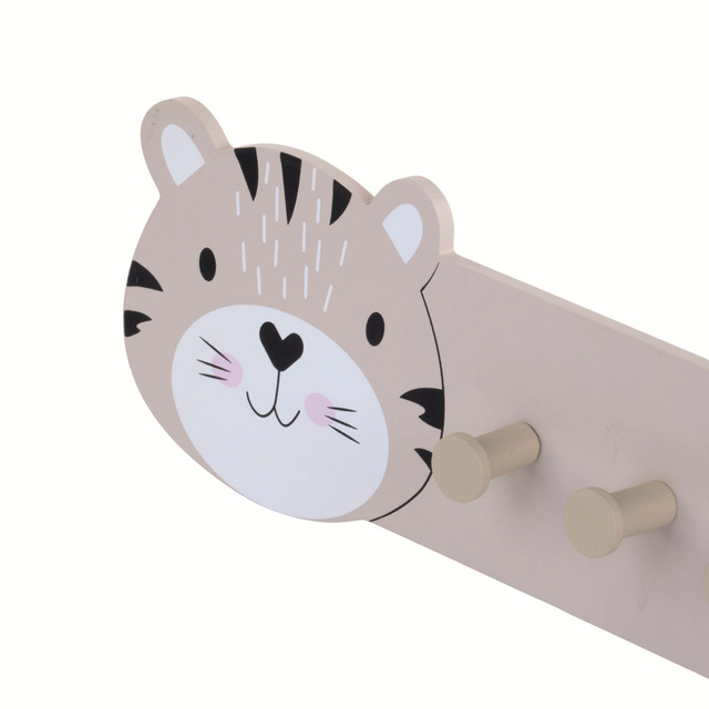 Umeraș MDF cu motiv animal, 47 x 14,5 cm