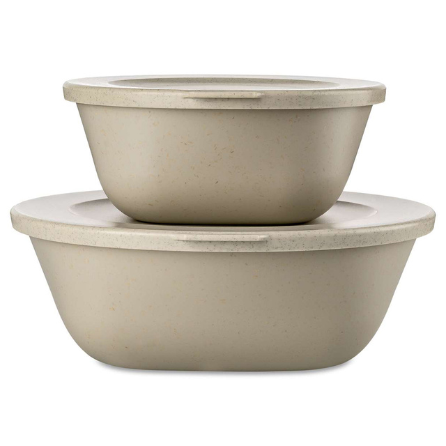 Recipient cu capac 0,7l + 1,3l, CONNECT BOX SET KOPENHAGEN, set 2 buc, KOZIOL