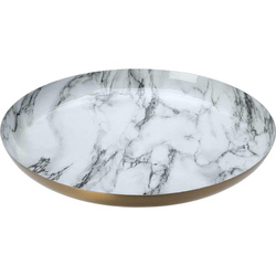 Farfurie decorativa, imitatie de marmura