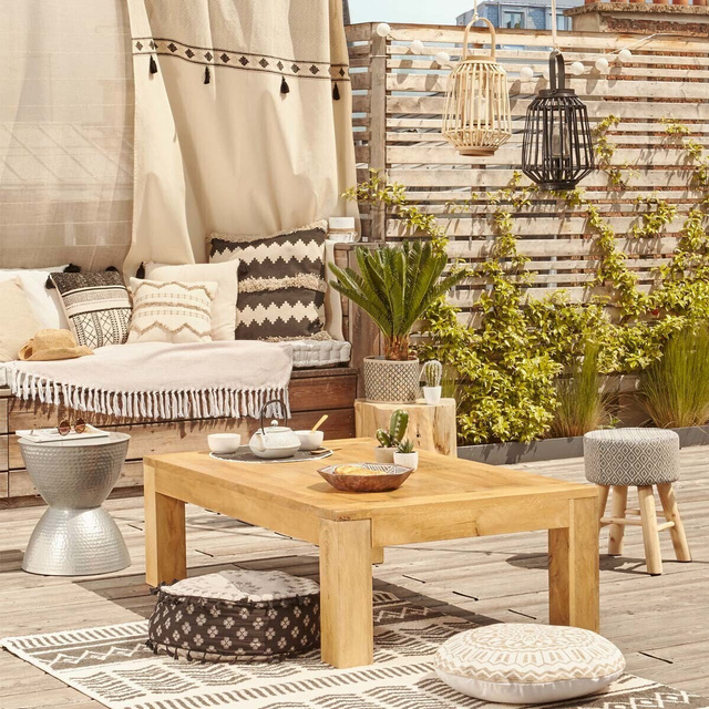 Felinar mare stil boho, 35 cm