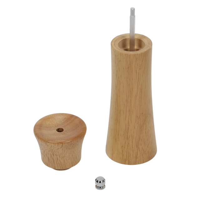 Rasnita manuala de piper din lemn de cauciuc, Ø 5.8 x 18 cm, KESPER