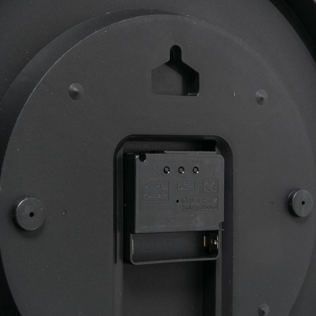 Ceas de perete cu schimbare automată a orei, ELVINE, Ø 30 cm