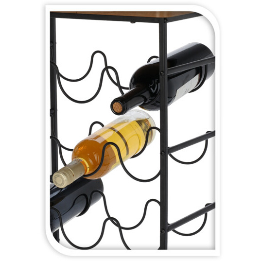 Raft pentru vin pentru 12 sticle
