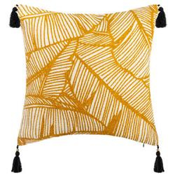 Fata de perna decorativa, cu ciucuri TROPIK, 40 x 40 cm