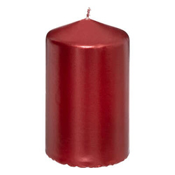 Lumanare cilindrica, lucioasa, 12 cm