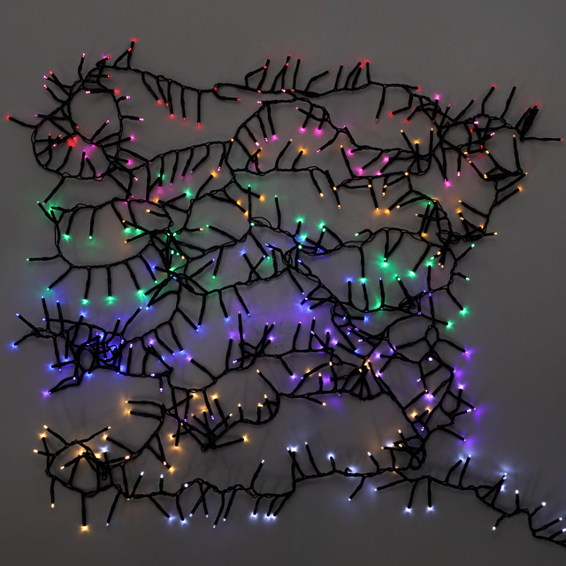 Lămpi de brad LED cu efect de apă curgătoare, 400 buc.