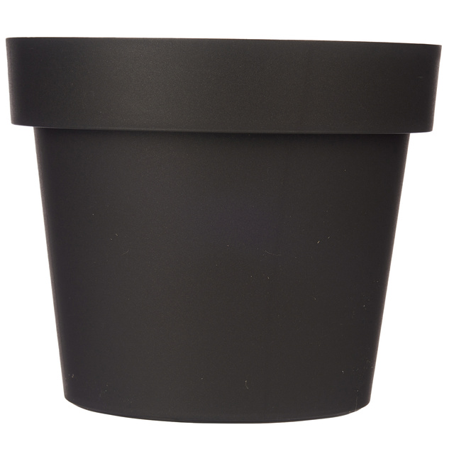 Ghiveci cu auto-udare, plastic, antracit
