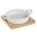 Vas pentru gratinare pe tavă de bambus ATENA, 300 ml