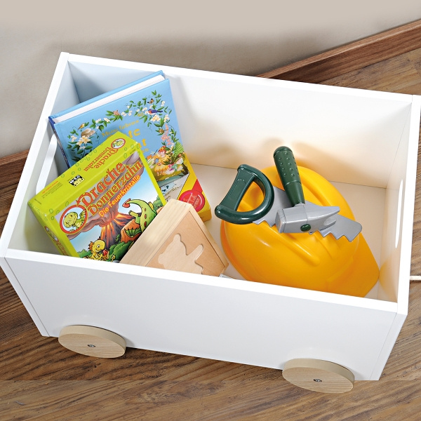 Cufăr pentru jucării cu roți, KESPER