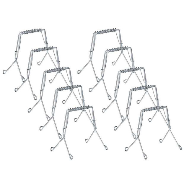Cleme pentru bucătărie, cleme, 10 buc, oțel inoxidabil