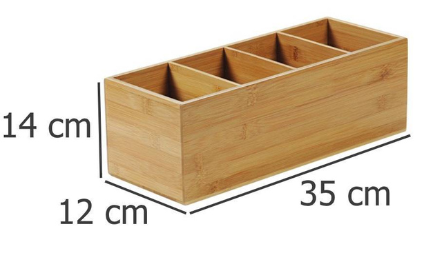 Recipient pentru tacâmuri din fibre de bambus, KESPER