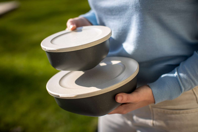 Recipiente cu capac 0,7l + 1,3l, CONNECT BOX SET KOPENHAGEN, set 2 buc, KOZIOL