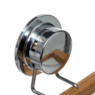 Suport hârtie igienică pe ventuză VENTERA, bambus