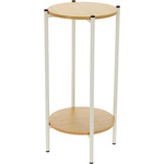 Masa auxiliară înaltă KIRO, Ø 31 x 61 cm, albă