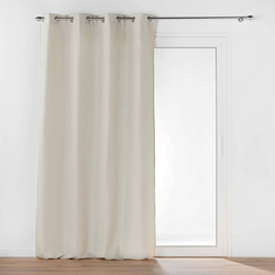 Perdea termică cu inele, strat dublu din microfibră, 135 x 260 cm