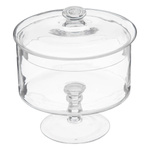 Recipient pentru prajituri, Transparent, 20x19 cm