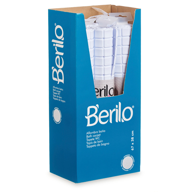 Covoraș de baie antiderapant BRICK, 54 x 54 cm