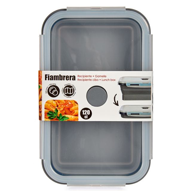 Cutie de prânz cu capac, din silicon