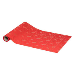 Traversa de masa cu model turta dulce aurie, 28 x 300 cm