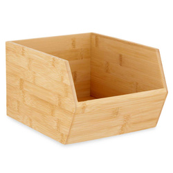 Organizator din bambus, 25 x 20,1 x 15,1 cm