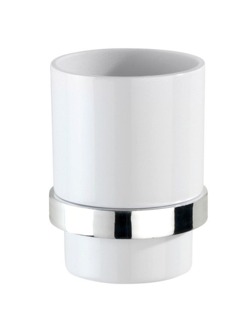 Pahar pentru periuță de dinți QUADRO cu mâner Turbo-Loc, WENKO