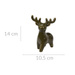Ren de Crăciun, figurină, 14 cm