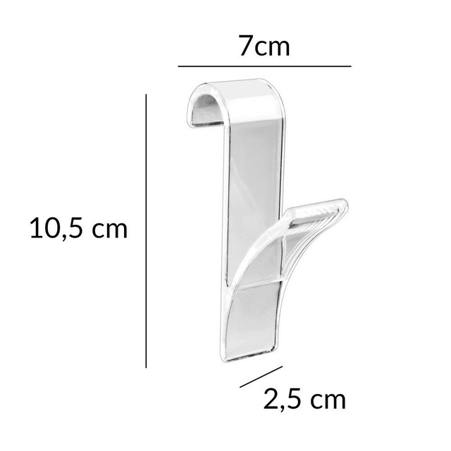 Umerase cu fixare pe calorifer, transparent, 2 bucăți