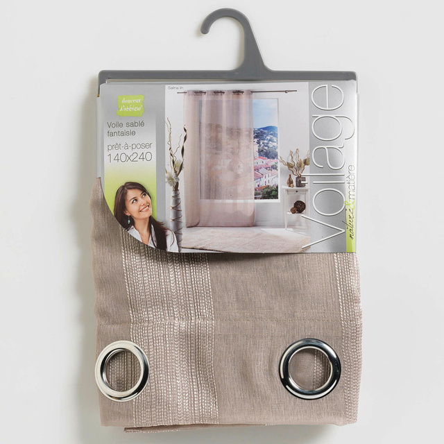 Perdea cu inele SALINA, 140 x 240 cm