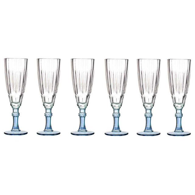 Set 6 pahare pentru sampanie,170 ml