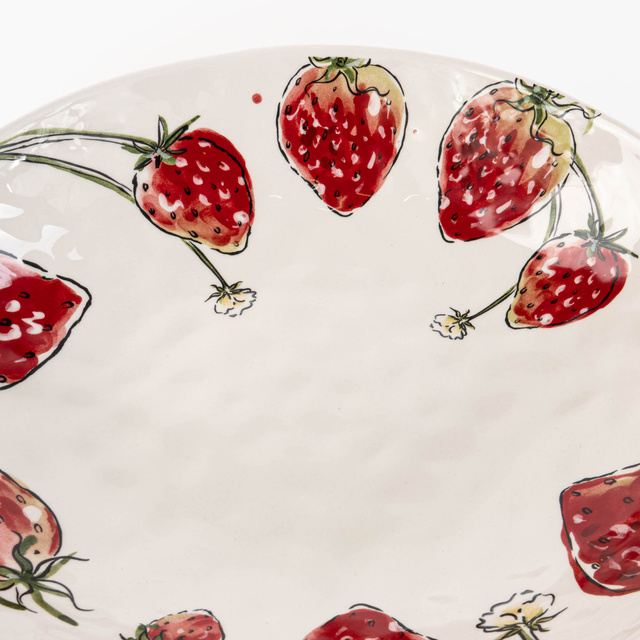 Bol cu model capsuni Strawberry, Ø 34 cm