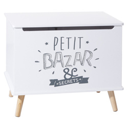Cutie de jucarii „Petit Bazar & Secrets”, pe picioare, MDF