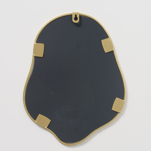 Oglinda in rama aurie Catteleya, forma neregulata, 32 x 25 cm