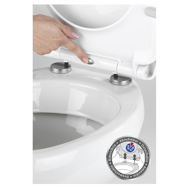 Capac WC Easy-Close YAK, Thermoplast, WENKO