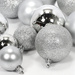 Set de globuri de Crăciun de dimensiuni diferite, 70 de bucăți.