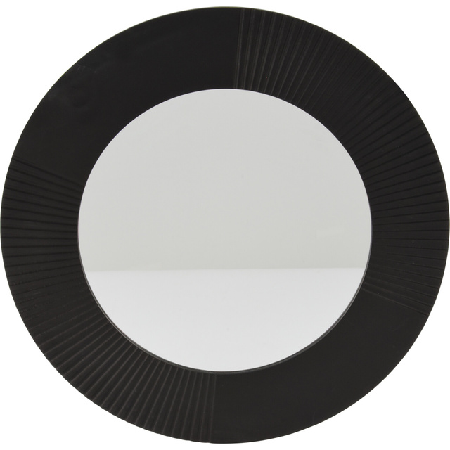 Oglinda rotunda, rama neagra