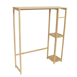 Raft deasupra mașinii de spălat toaletă TRINIDAD, bambus/MDF, 79 x 23 x 95 cm