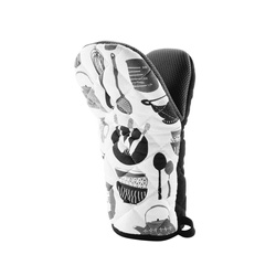 Manușă de cuptor din bumbac, întărituri din silicon, 24,5 x 14,5 cm