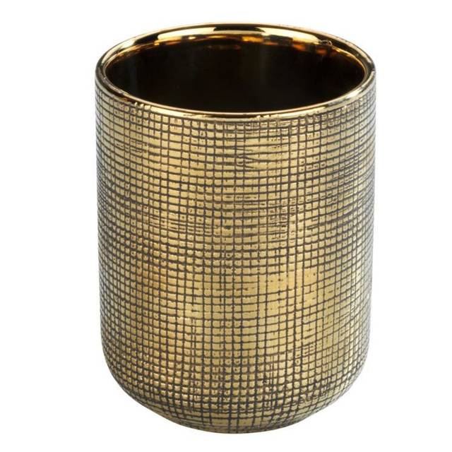 Pahar de periuță de dinți RIVARA, auriu, WENKO