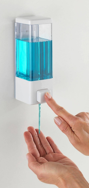 Distribuitor de sapun si dezinfectant ISTRES, alb, 320 ml, Wenko