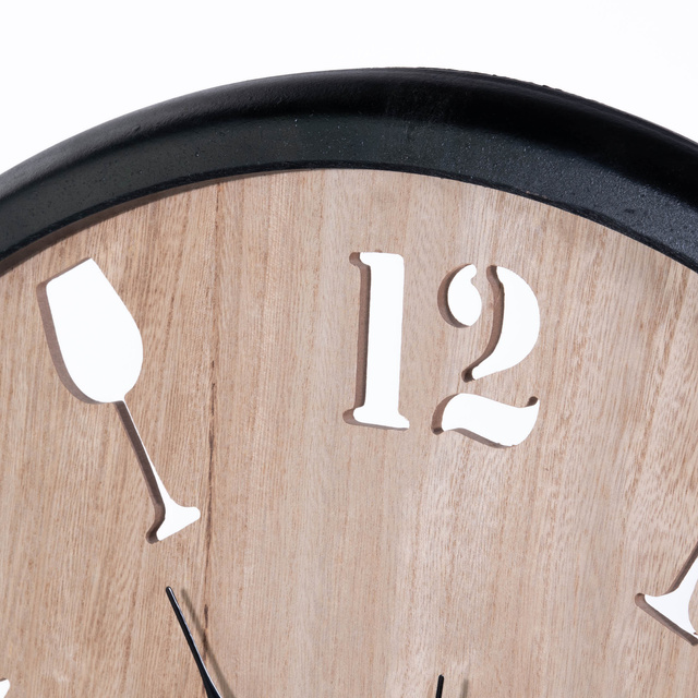 Ceas de perete BISTRO, 60 cm, lemn