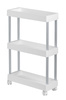 Polita etajera multifunctionala cu roti 3 rafturi MINO, Alb, WENKO