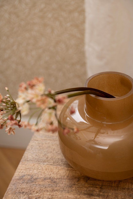 Vază decorativă din sticlă colorată ILMA, 16 cm