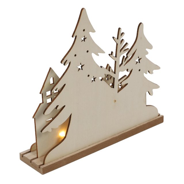 Lampă de masă LED de Crăciun, 20 cm, model 1