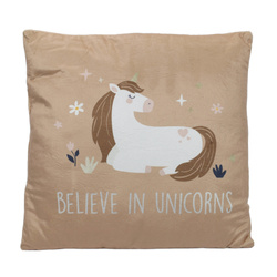 Perna decorativa cu unicorn, 40 x 40 cm