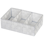 Organizer ADRIA - recipient de baie, WENKO, alb