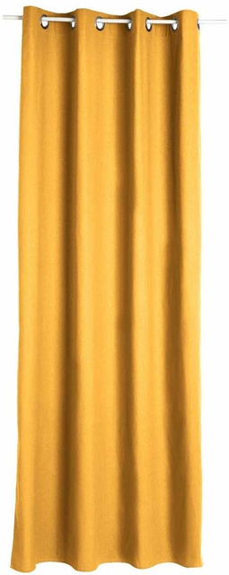 Perdea cu ochiuri PANAMA, 140 x 260 cm, galben