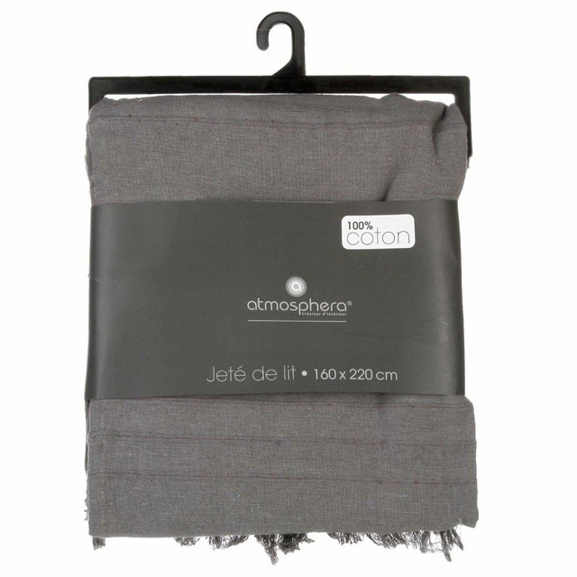 Cuvertura de pat cu franjuri, 160 x 220 cm