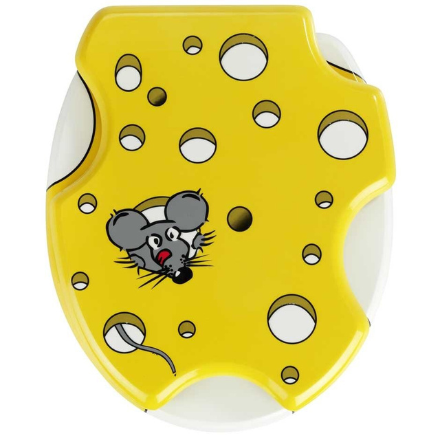 Capacul de toaletă SPEEDY, efect 3D - MDF, universal, WENKO