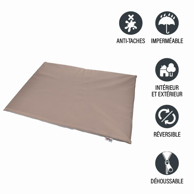 Pat pentru caini mici ESSENTIEL, impermeabil, 80 x 60 cm