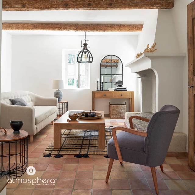 Lampa cu abajur metalic FACTORY, Ø 40 cm